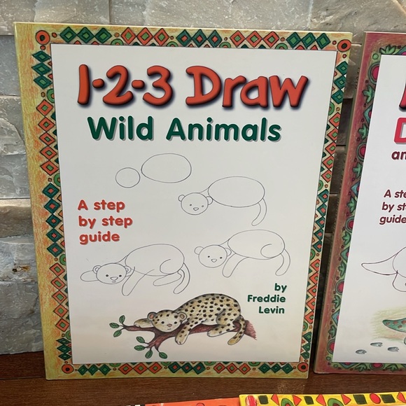 1-2-3 Draw Books by Freddie Levin - Picture 2 of 6